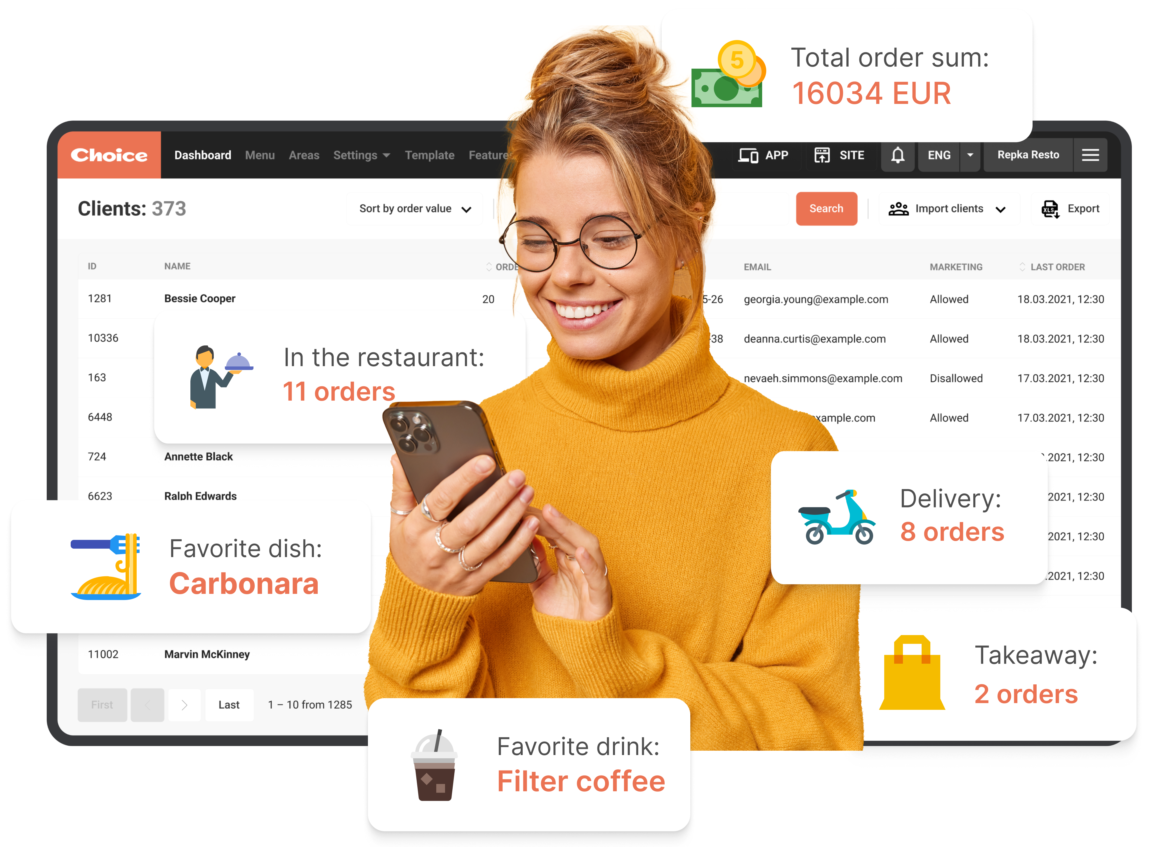 Reducing costs for attracting new customers - ChoiceQR