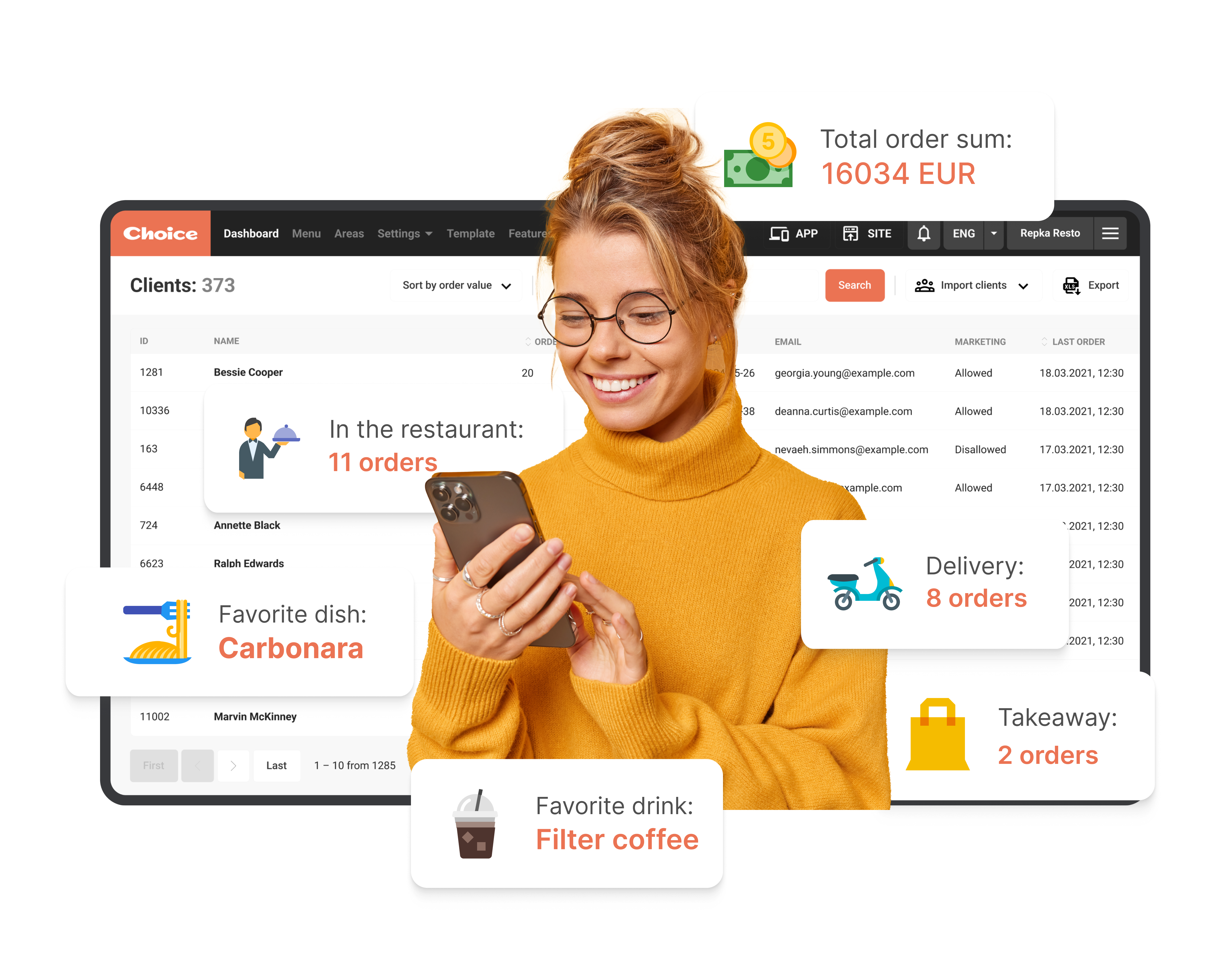 Customer information - ChoiceQR