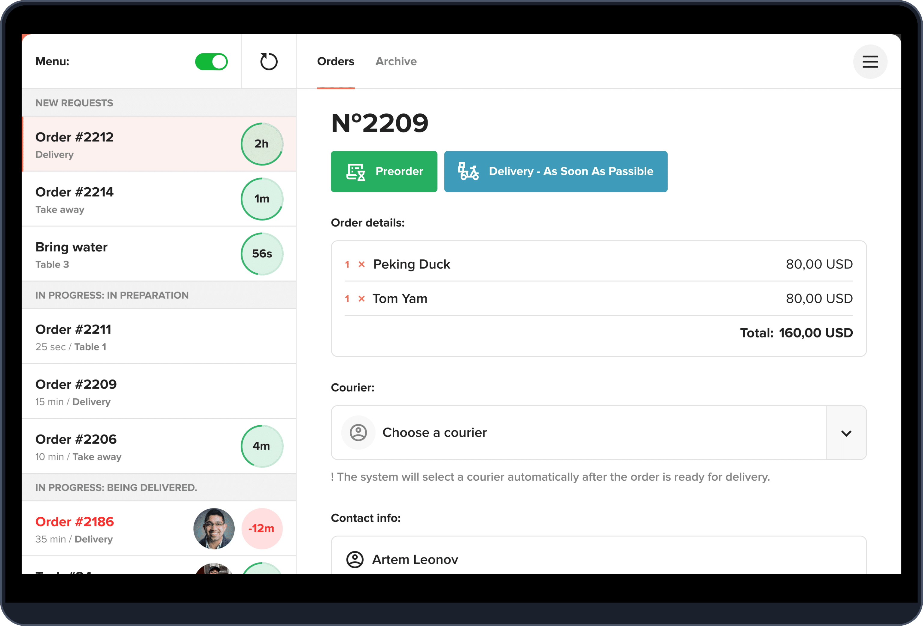 Increase revenue through pickup and prepayments - ChoiceQR