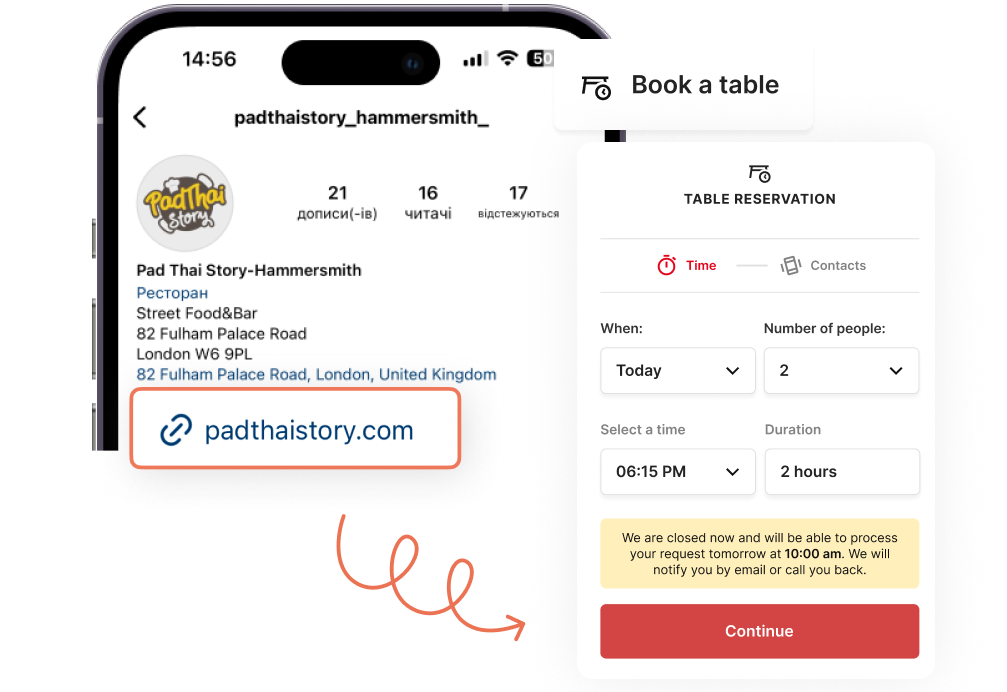 Choice Reservations  - ChoiceQR