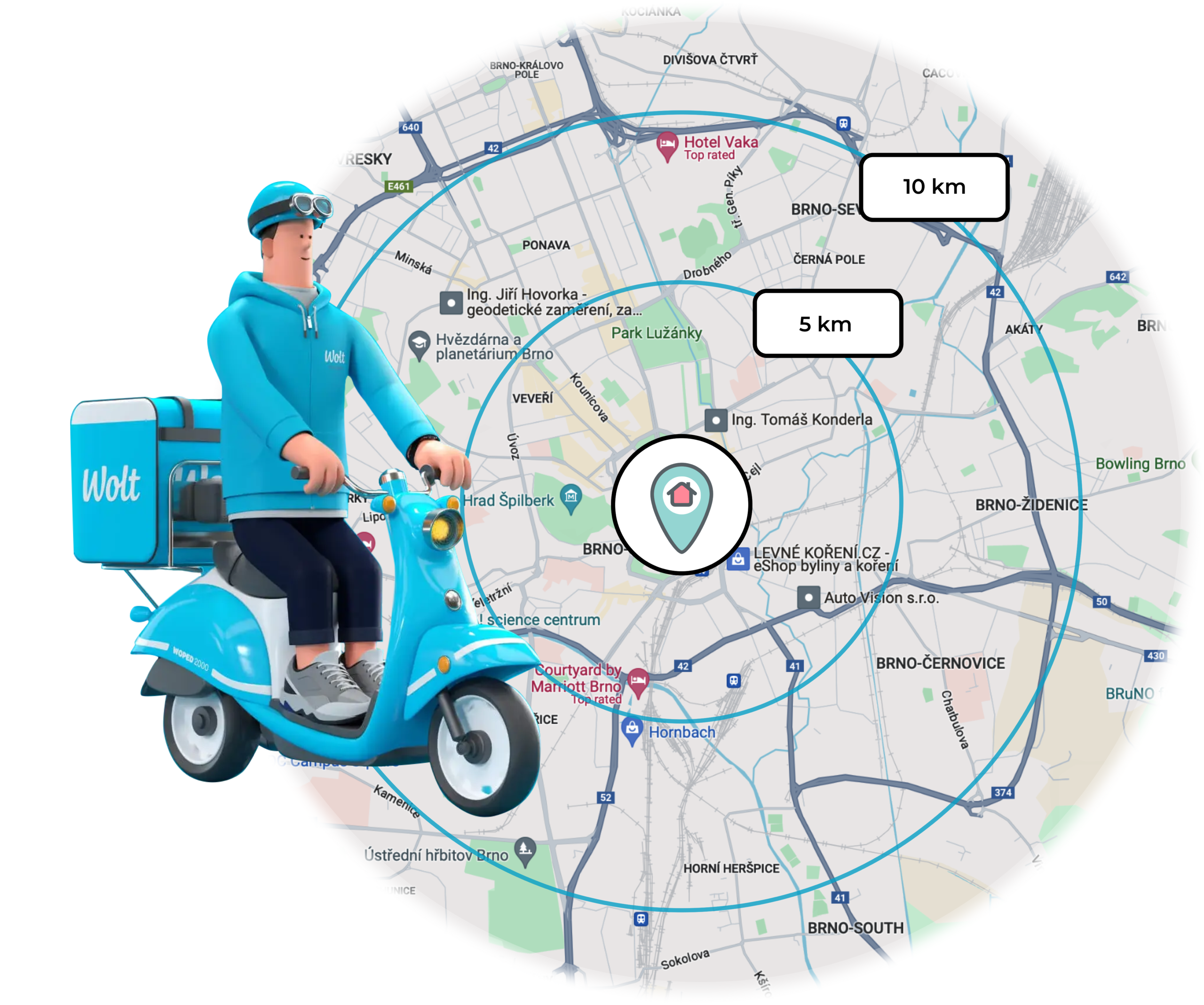 Integrace s rozvozovými službami - Choice – Chytré nástroje pro moderní restaurace