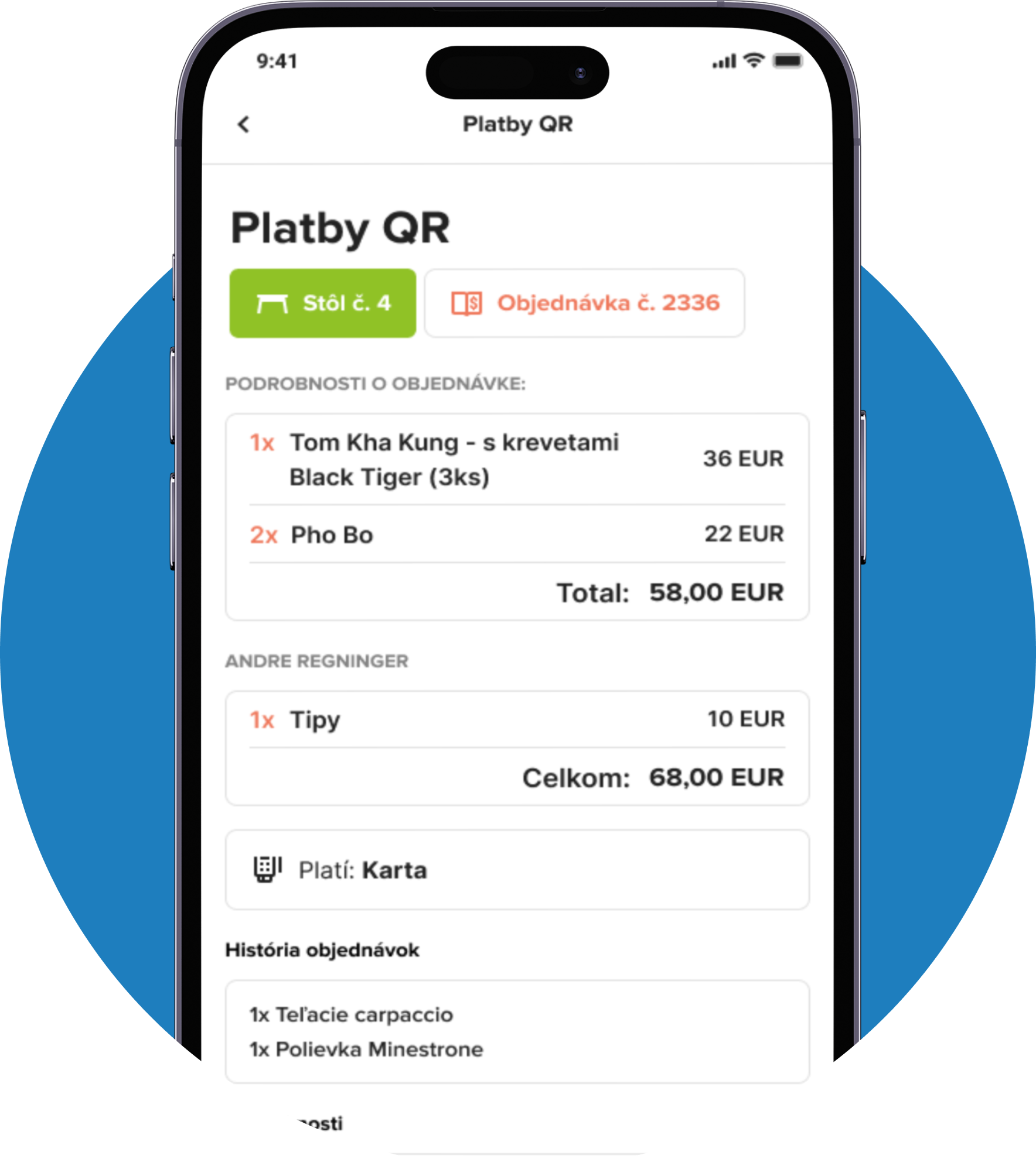 Platba od stola - Choice – Najlepšia voľba pre vašu reštauráciu