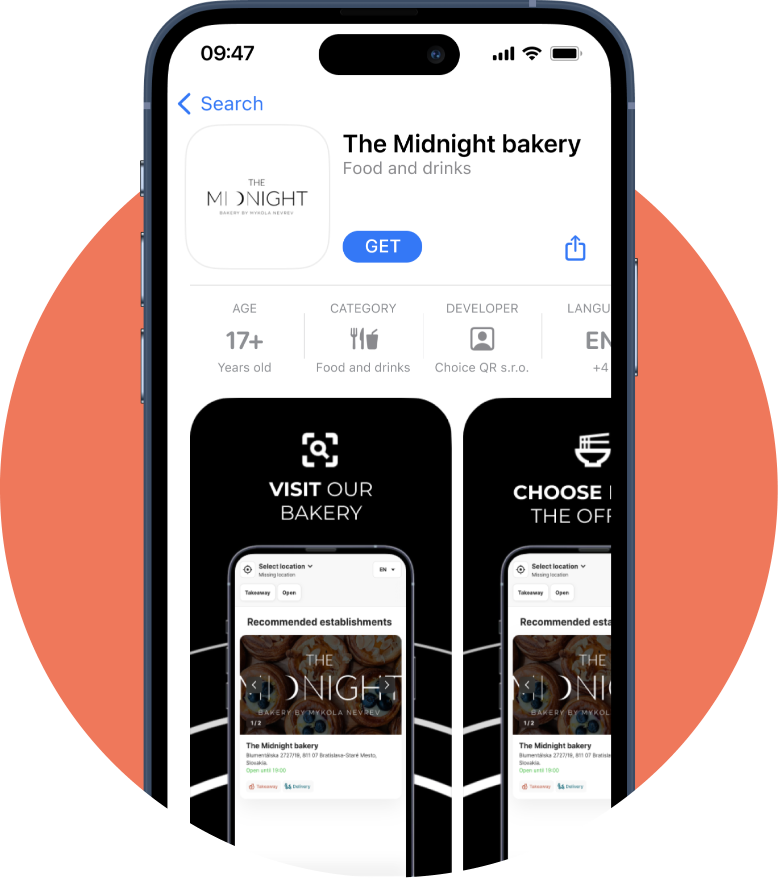 Mobile app Android - ChoiceQR