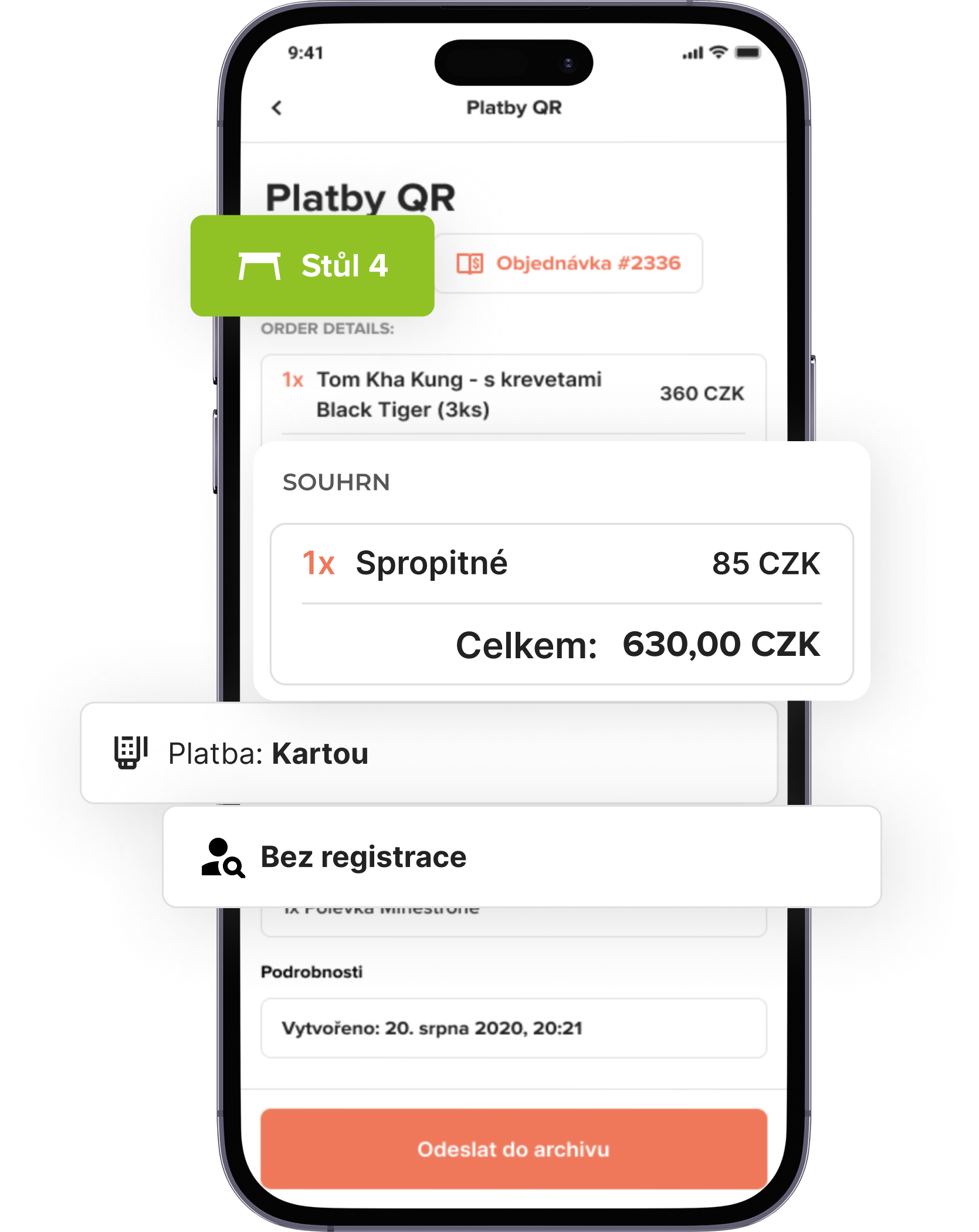 Funguje bez stahování aplikace a registrace - Choice – Chytré nástroje pro moderní restaurace