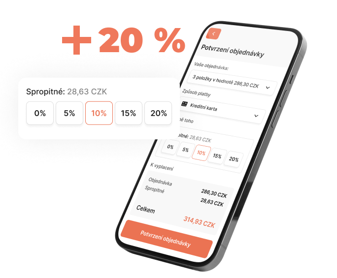 Přijímá spropitné a motivuje obsluhu - Choice – Chytré nástroje pro moderní restaurace