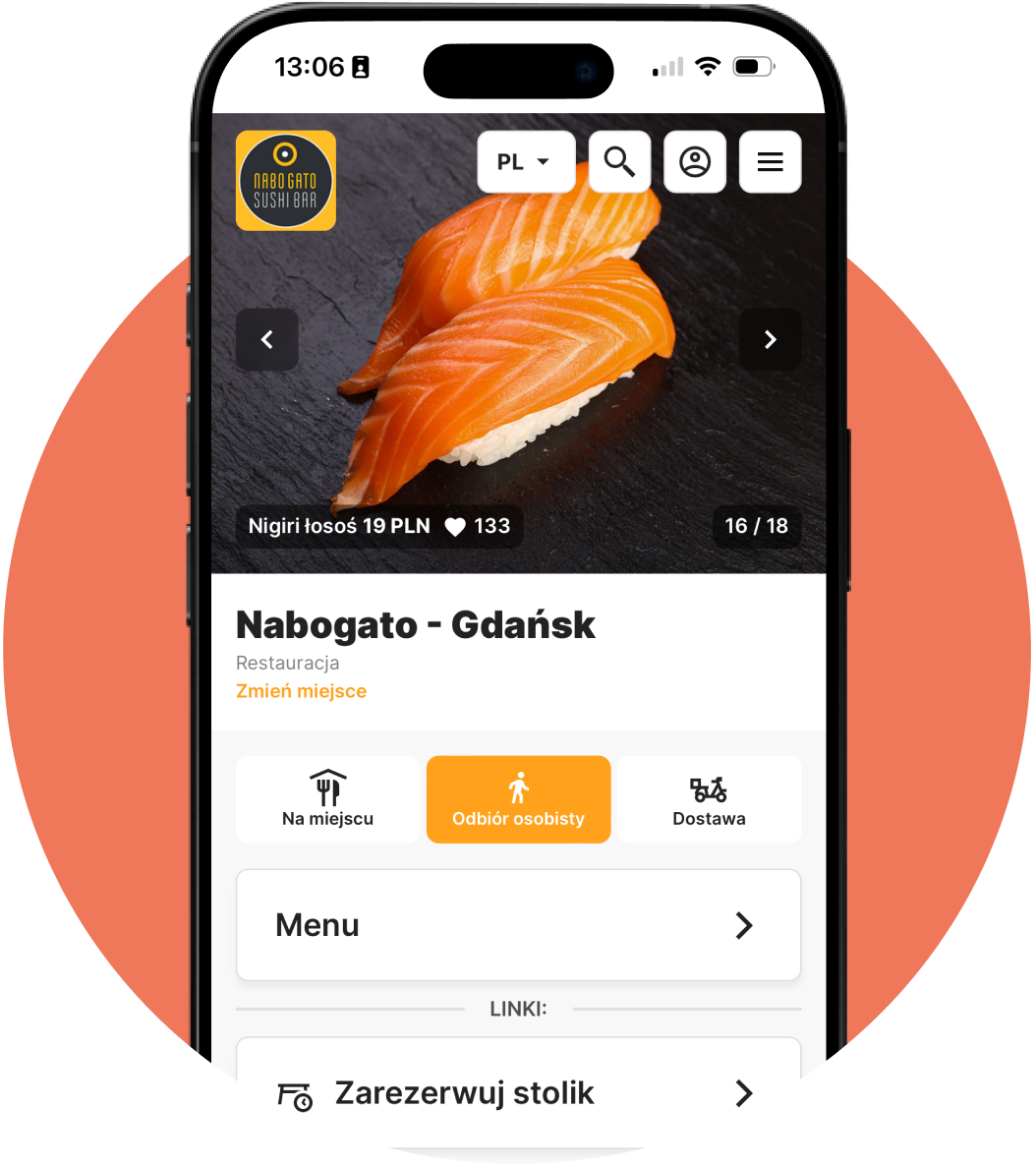 Własny system zamówień - ChoiceQR