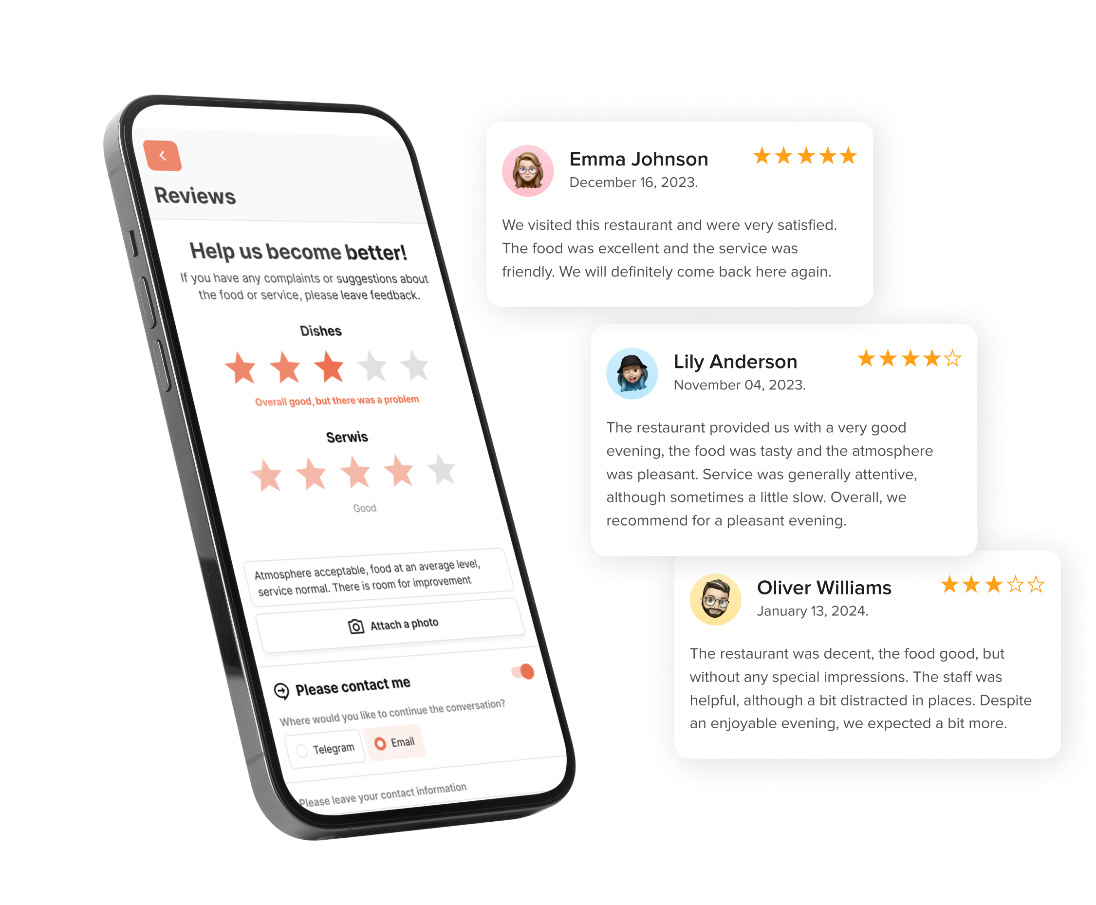 Instant Customer Feedback - ChoiceQR