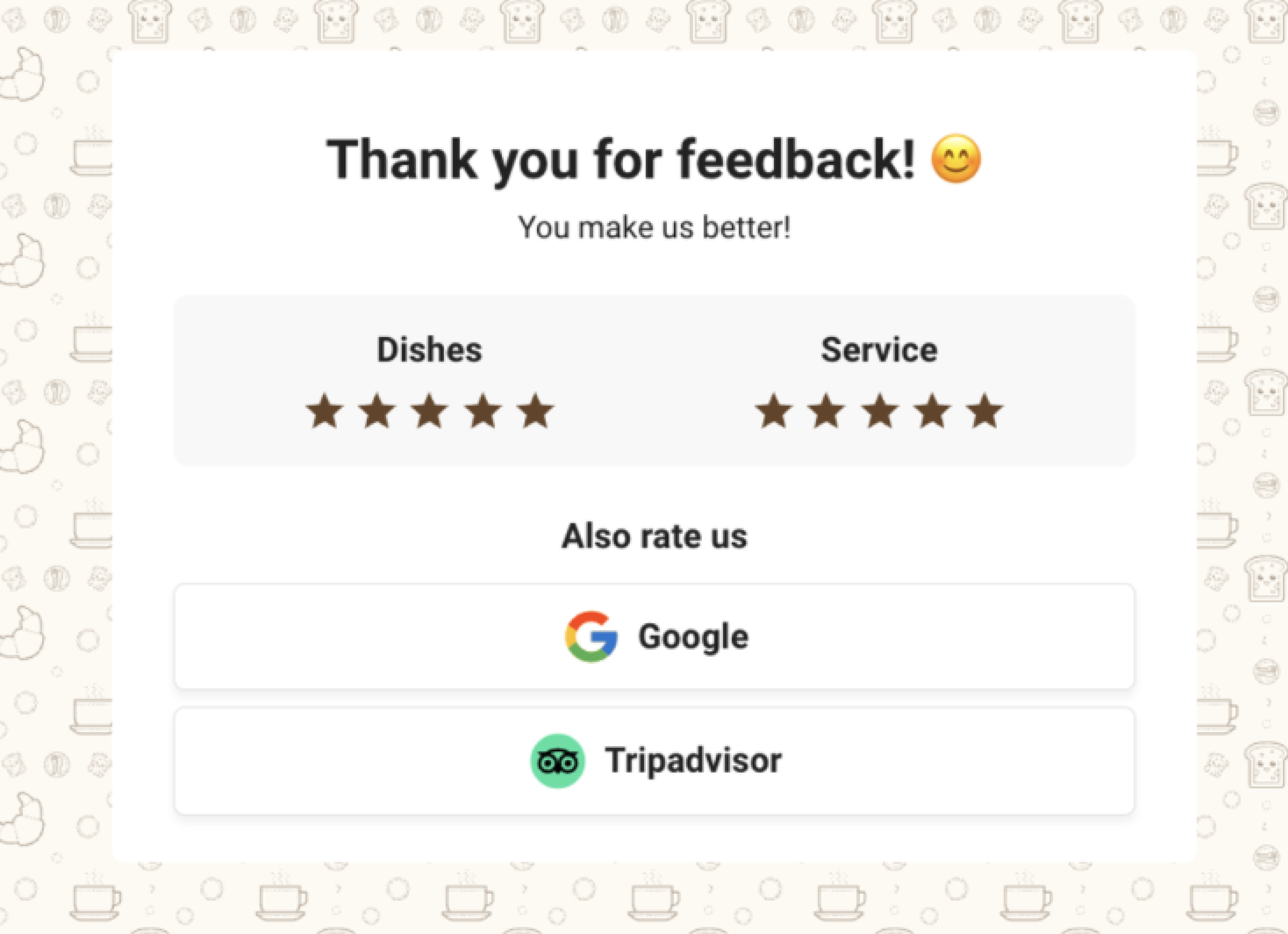 Review Notifications - ChoiceQR