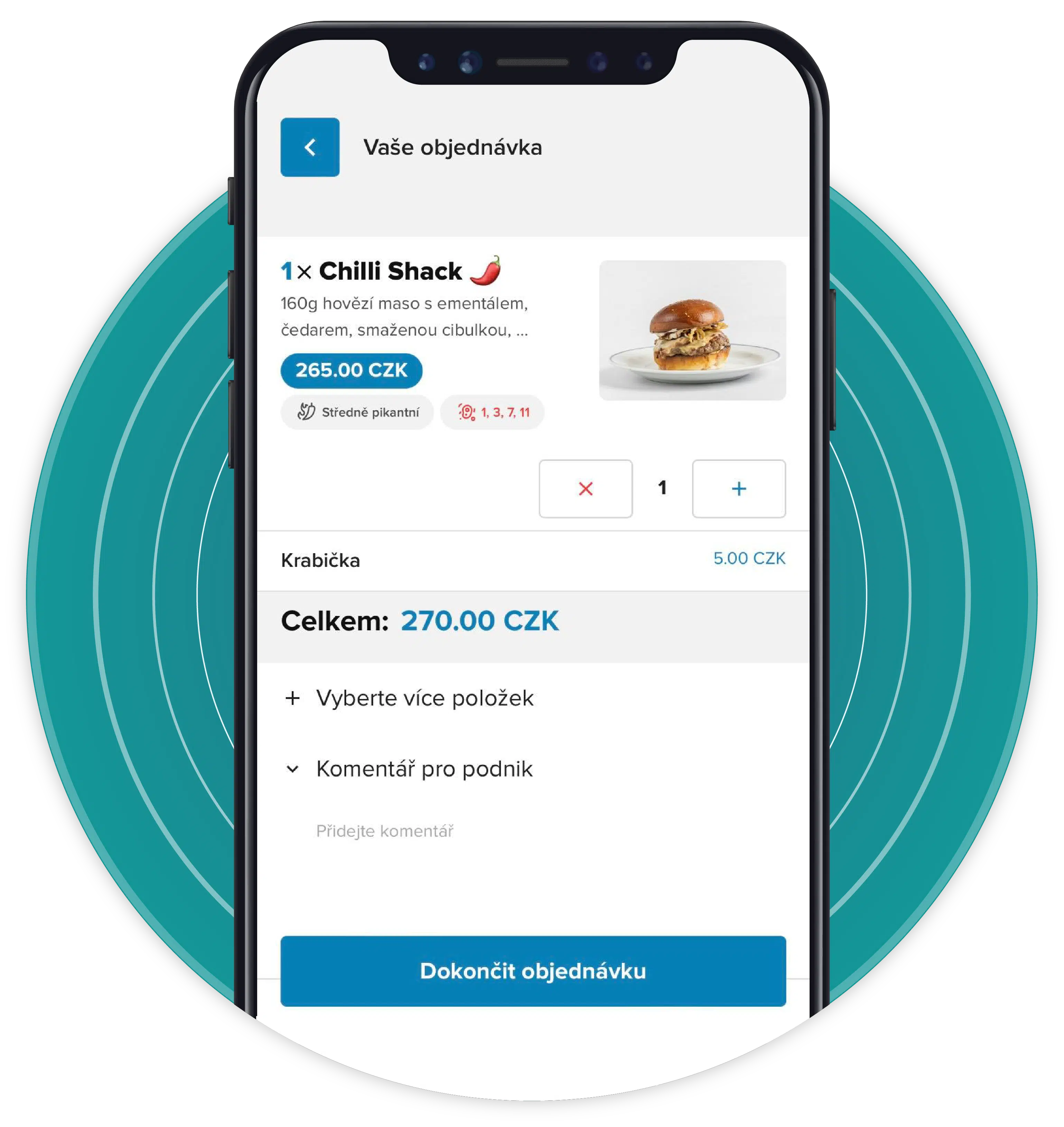 Objednávka od stolu - Choice – Chytré nástroje pro moderní restaurace