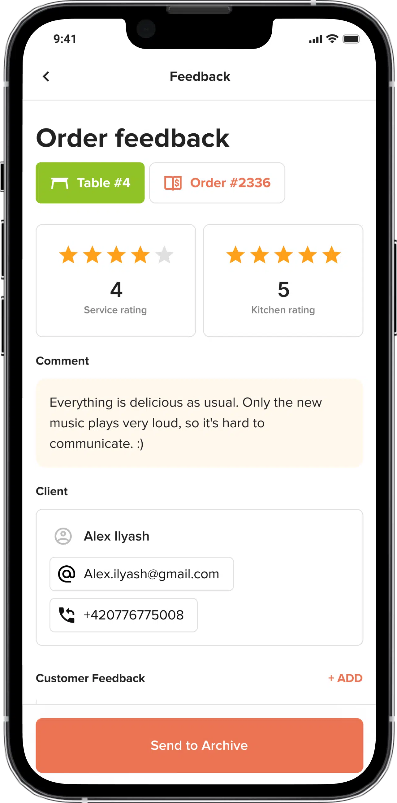 Immediate collection of reviews from customers - ChoiceQR