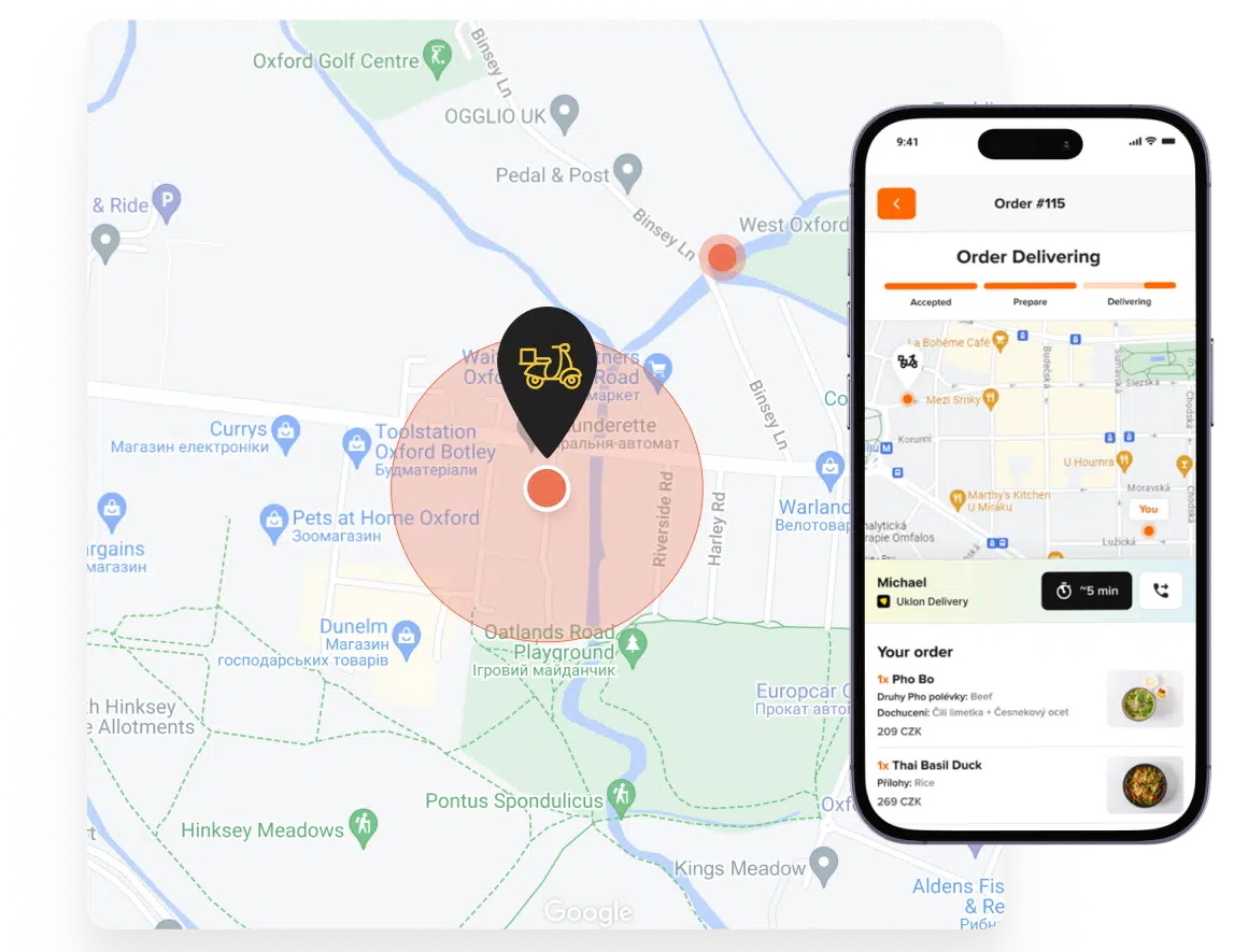 Track order delivery in real-time - ChoiceQR