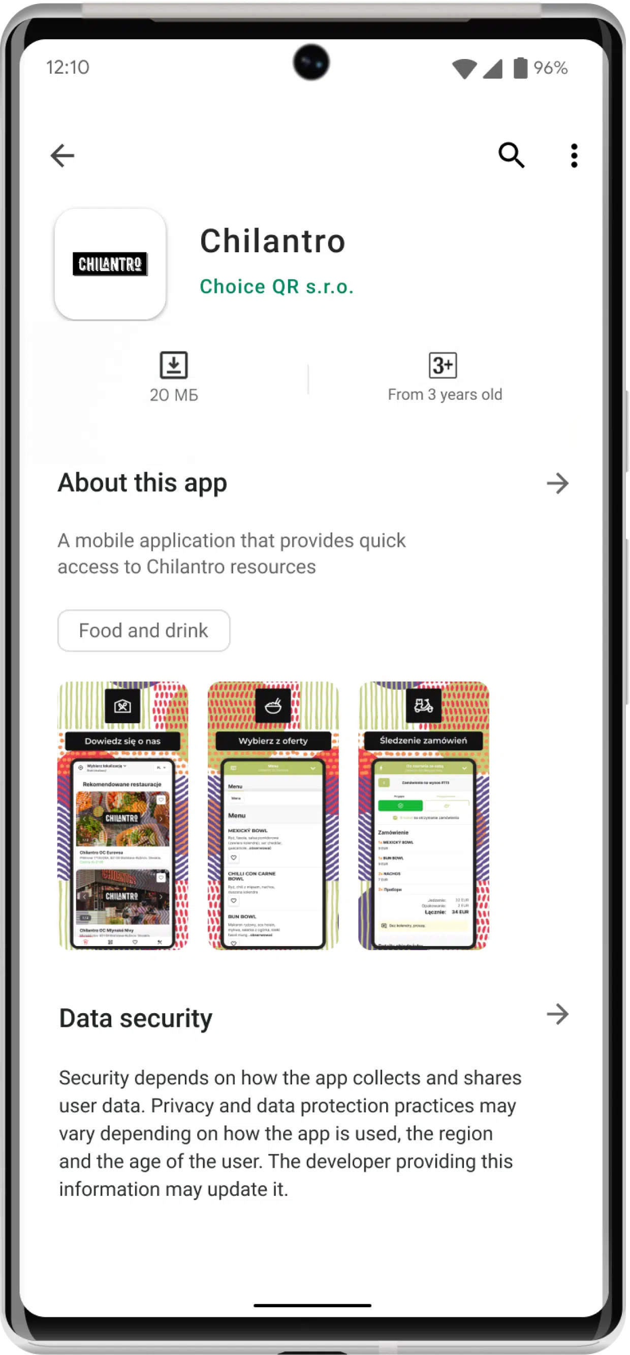 Get your own branded app on the Play Market - ChoiceQR