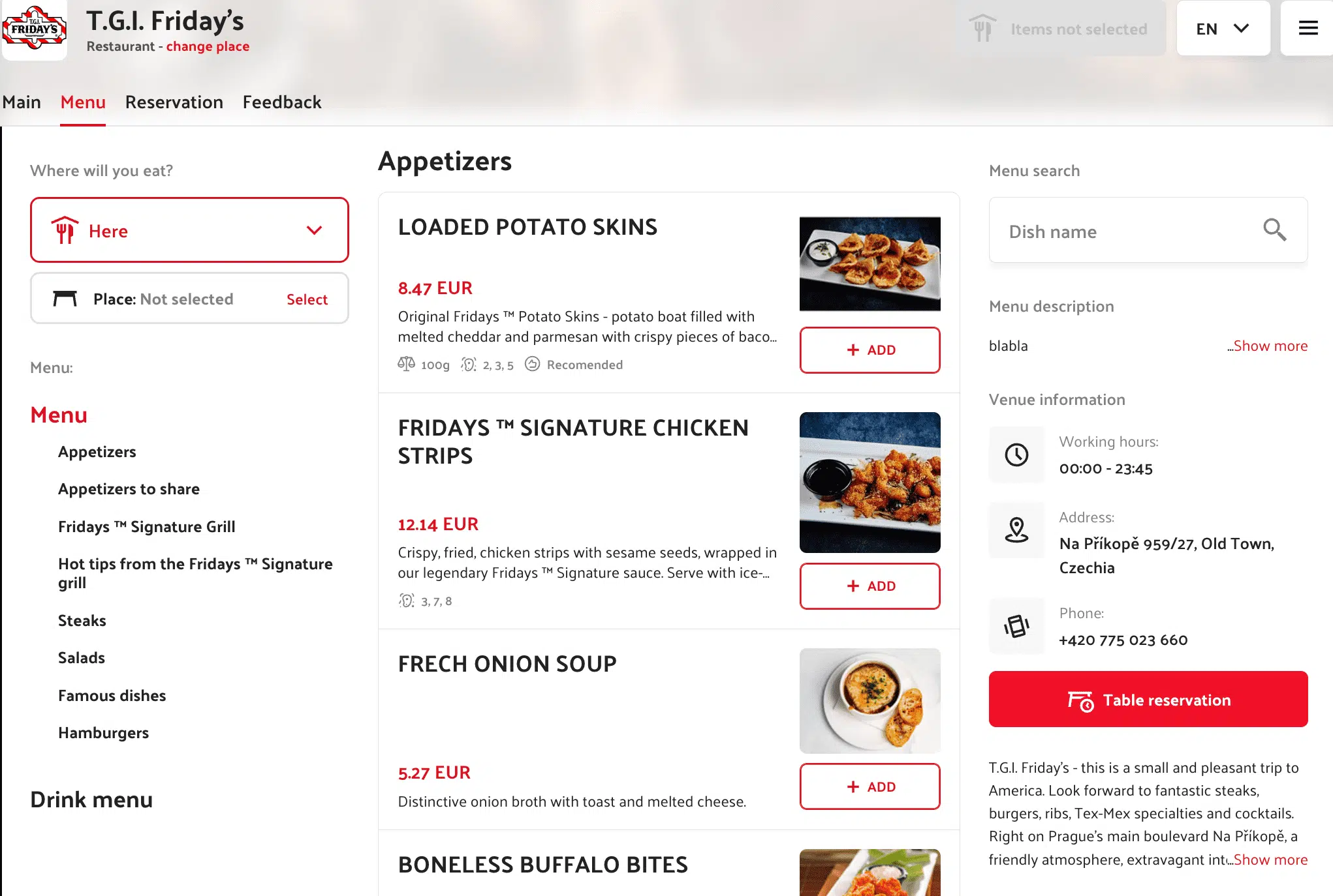 Guest fills out the form - ChoiceQR